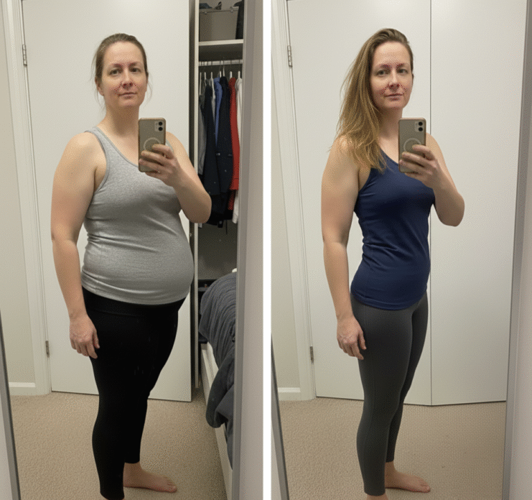 antes depois emagrecimento perda peso